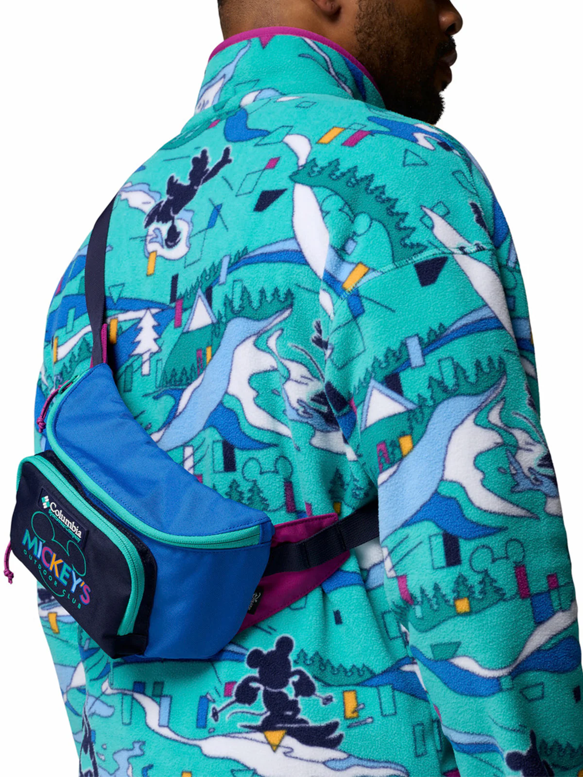 Banano Unisex Csc X Disney Hip Pac Azul Columbia - Image 5