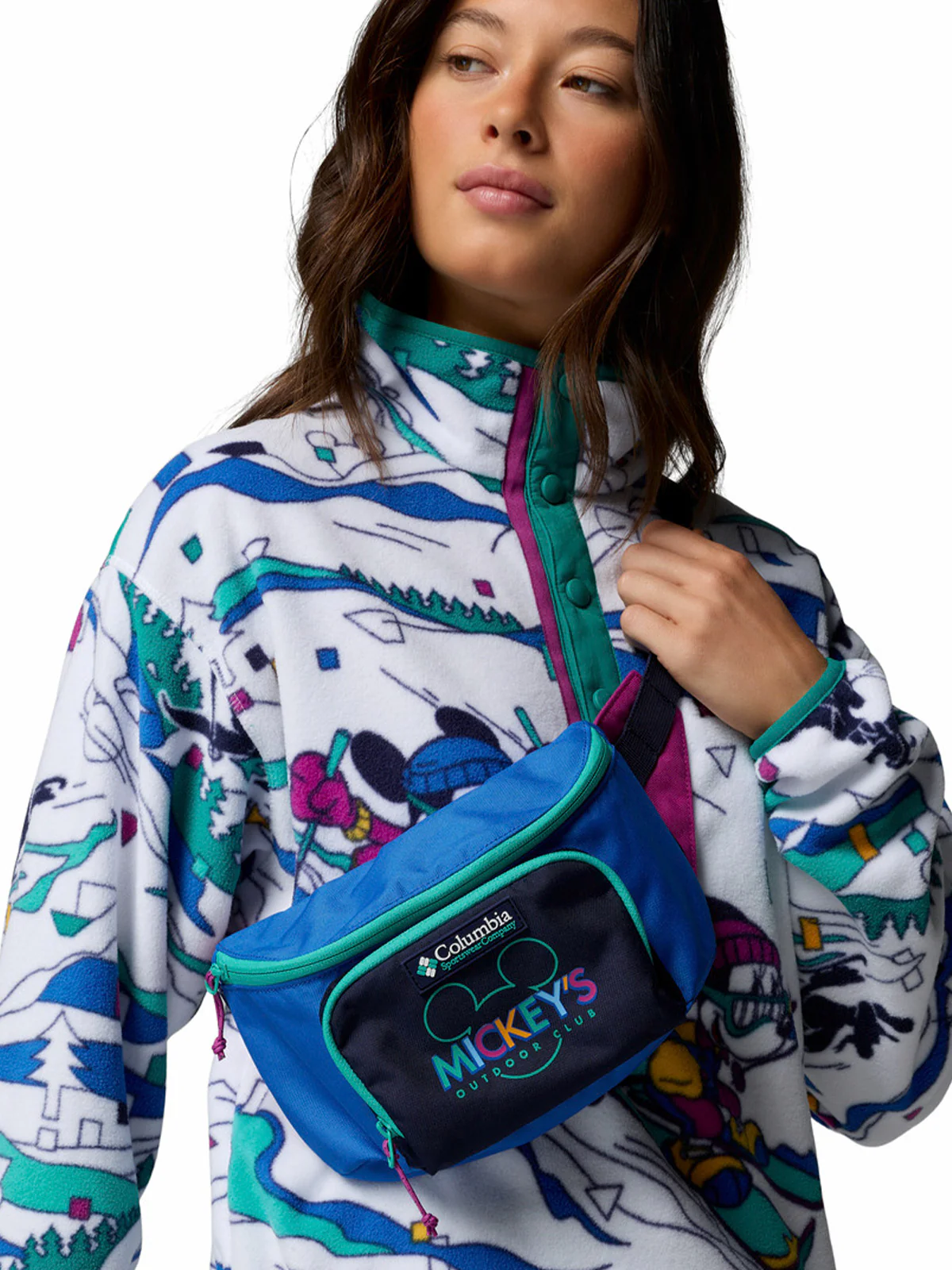 Banano Unisex Csc X Disney Hip Pac Azul Columbia - Image 6