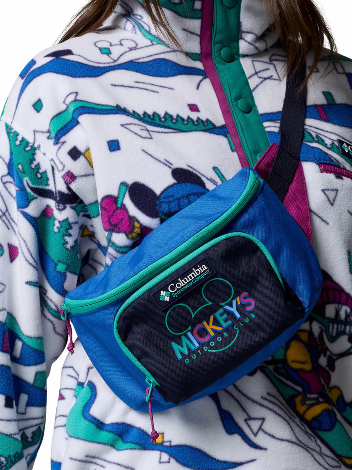 Banano Unisex Csc X Disney Hip Pac Azul Columbia - Image 9