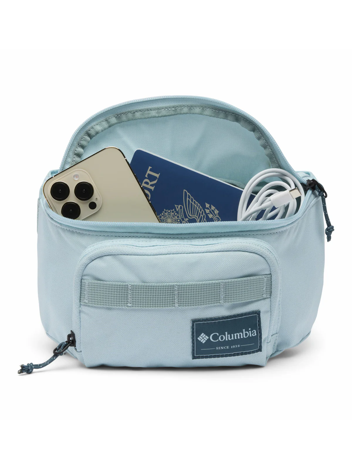 Banano Unisex Zigzag II Celeste Marine Light Columbia - Image 3
