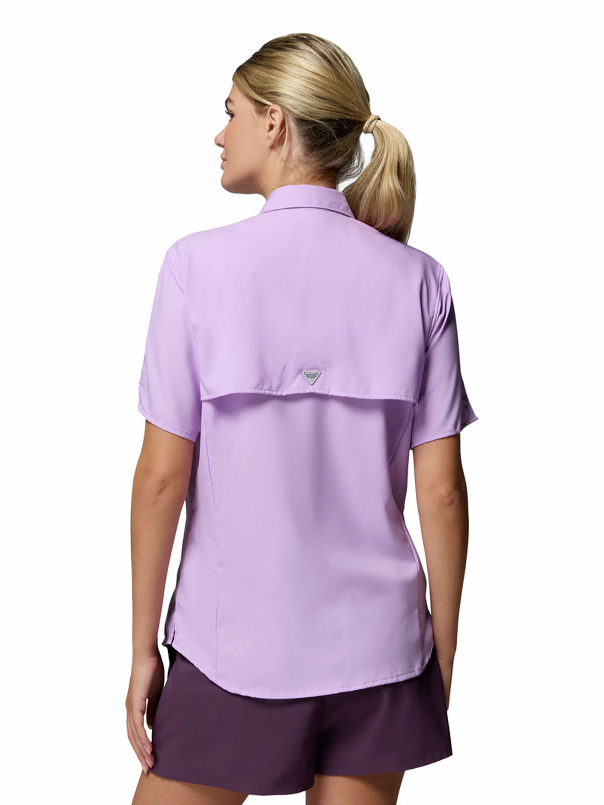 Blusa Manga Corta Mujer Tamiami II Morado Columbia - Image 3