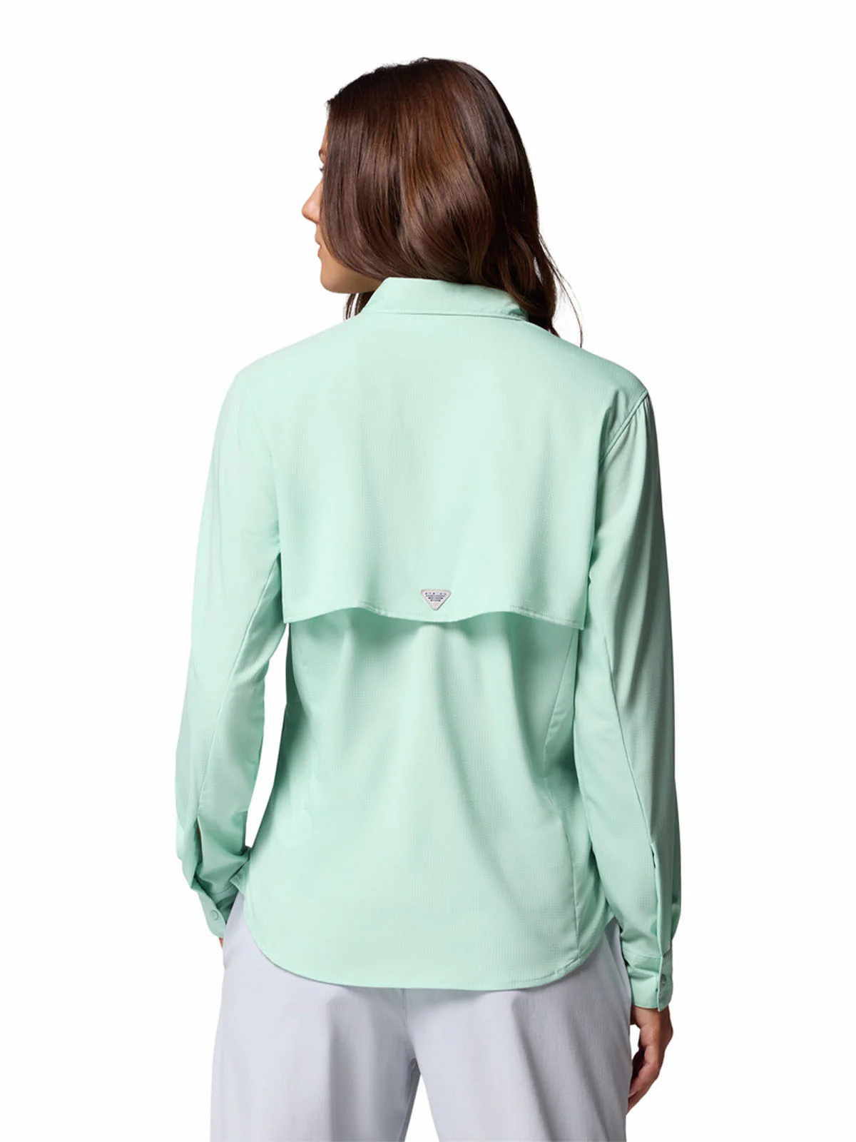 Blusa Manga Larga Mujer Tamiami II Celeste Columbia - Image 4