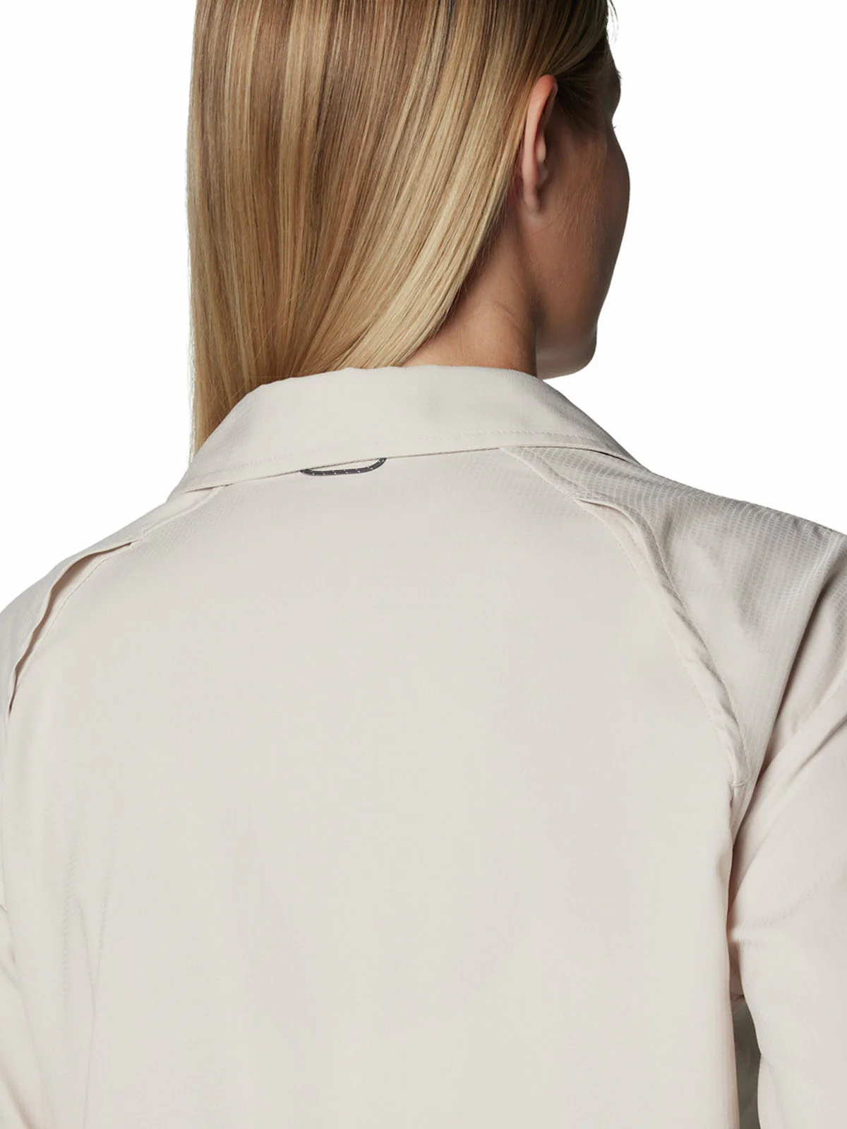 Blusa Manga Larga Mujer Silver Ridge Utility Beige Dark Stone Columbia - Image 4
