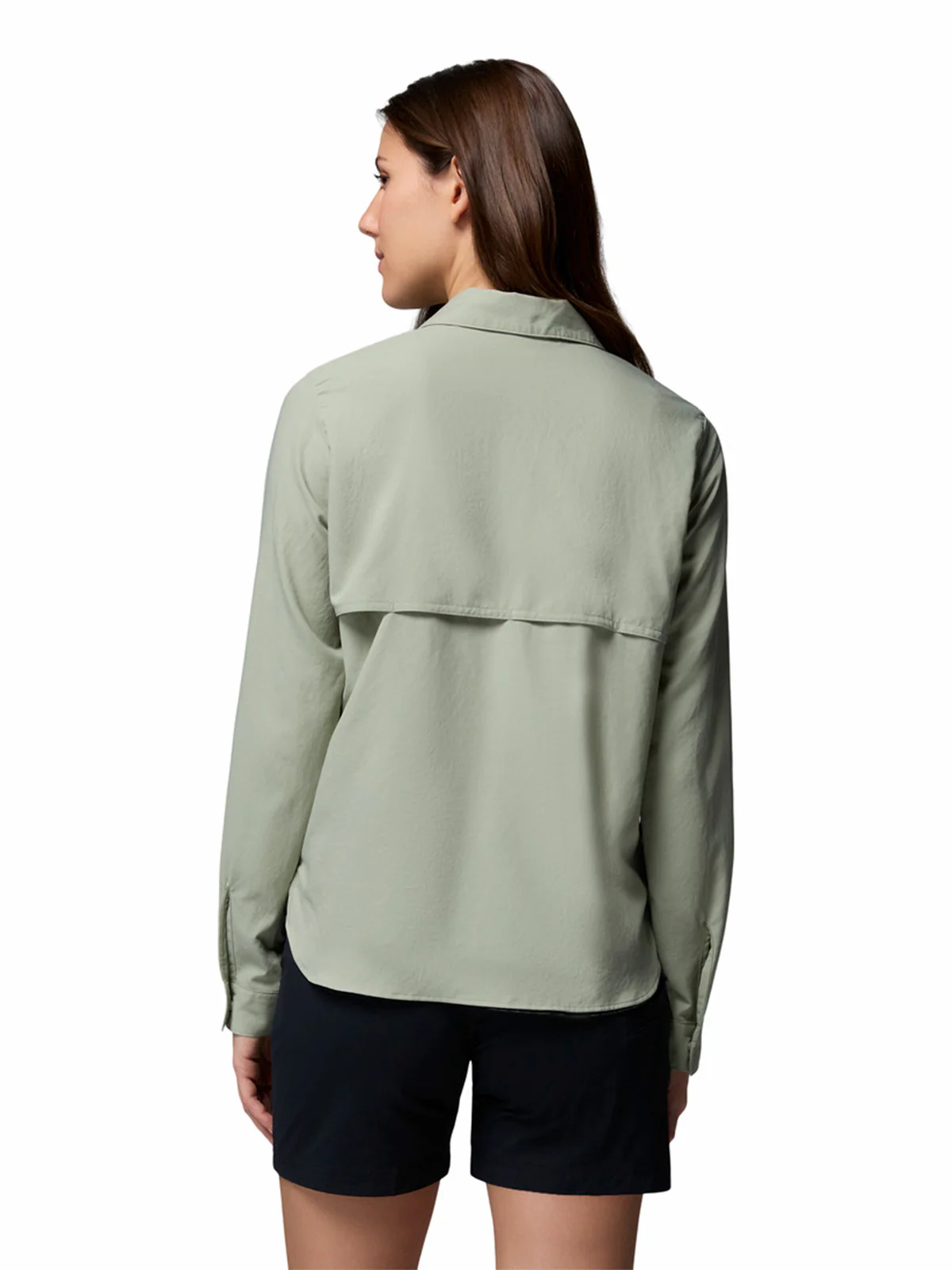Blusa Manga Larga Mujer Silver Ridge Utility Beige Safari Columbia - Image 4