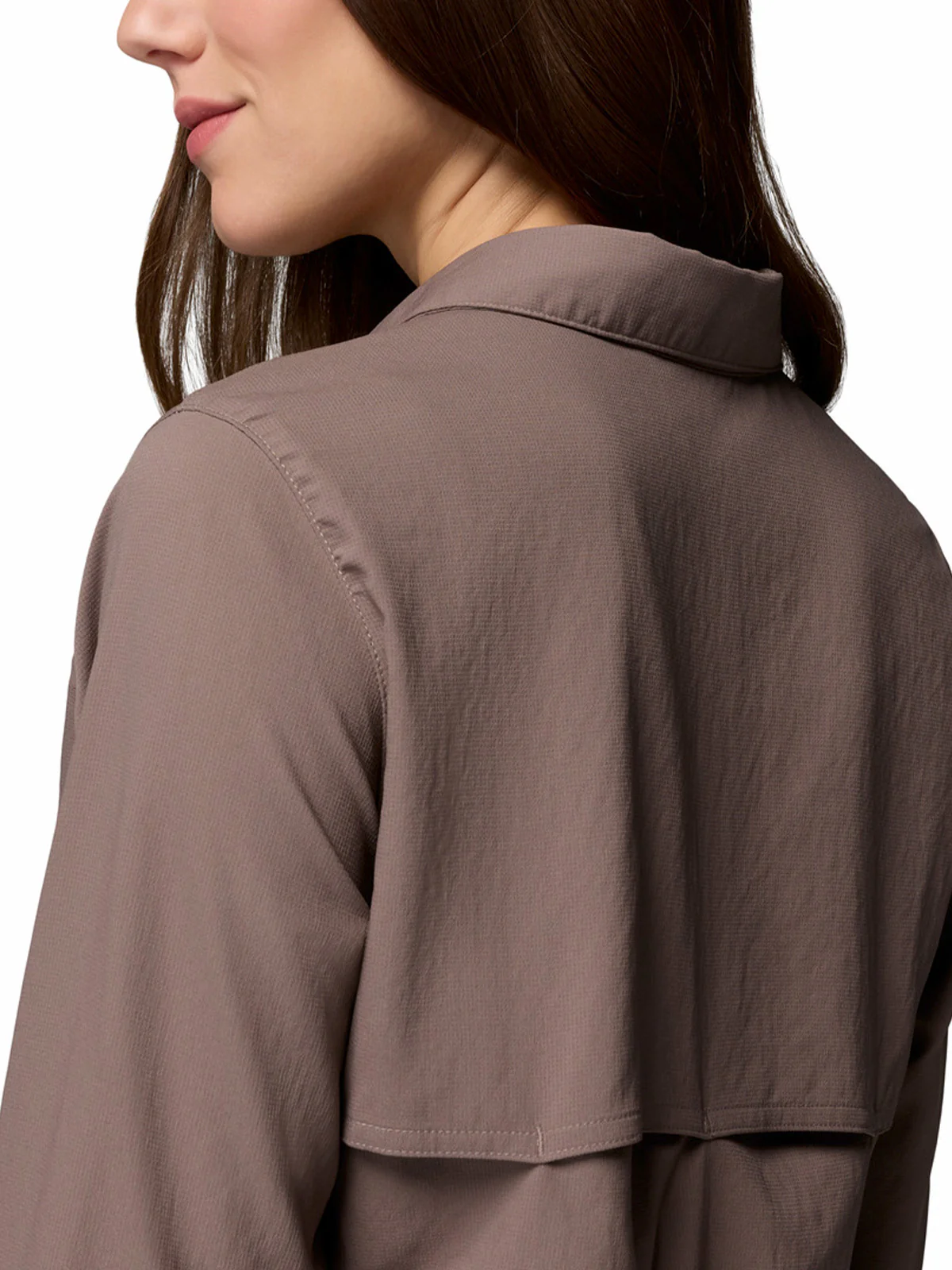 Blusa Manga Larga Mujer Silver Ridge Utility Gris Columbia - Image 7