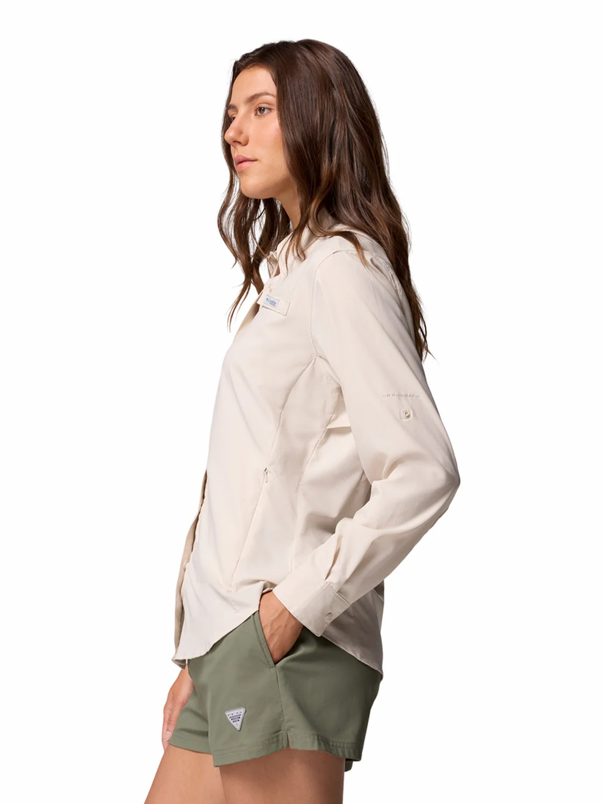 Blusa Manga Larga Mujer Tamiami II Beige Columbia - Image 2