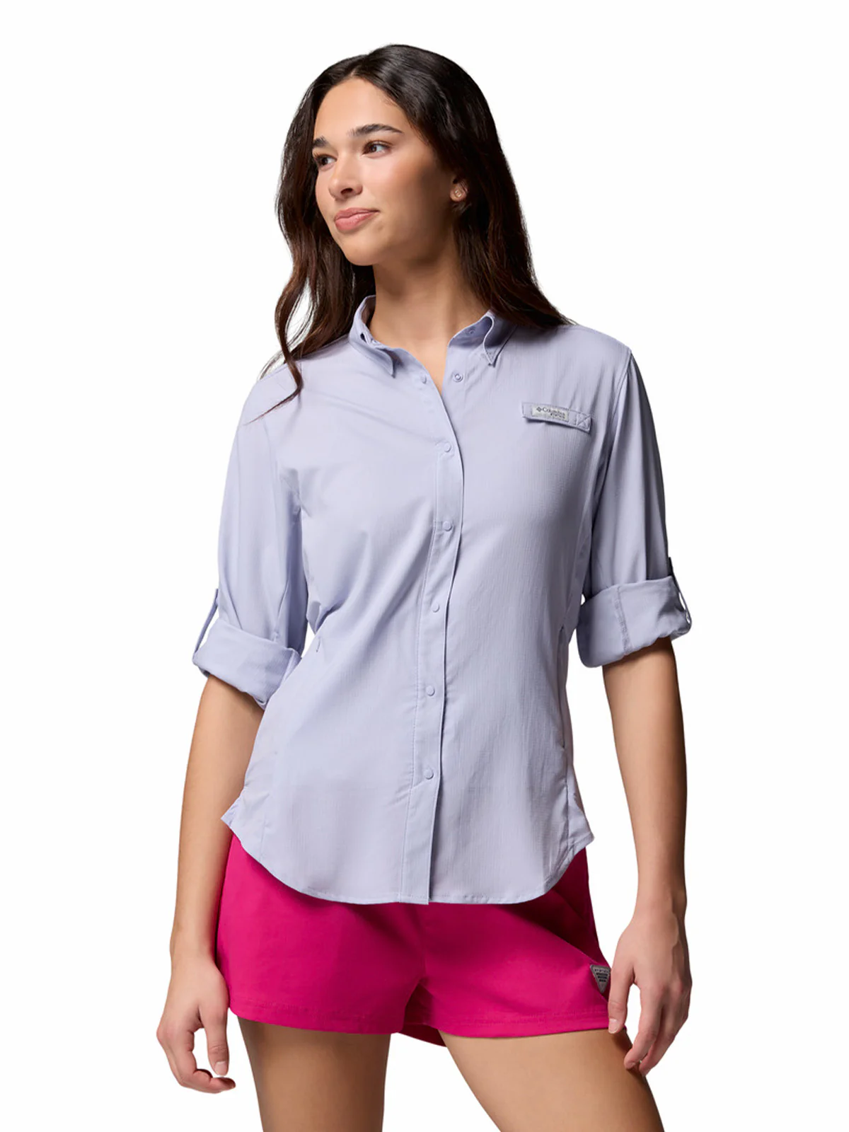Blusa Manga Larga Mujer Tamiami II Morado Columbia - Image 3