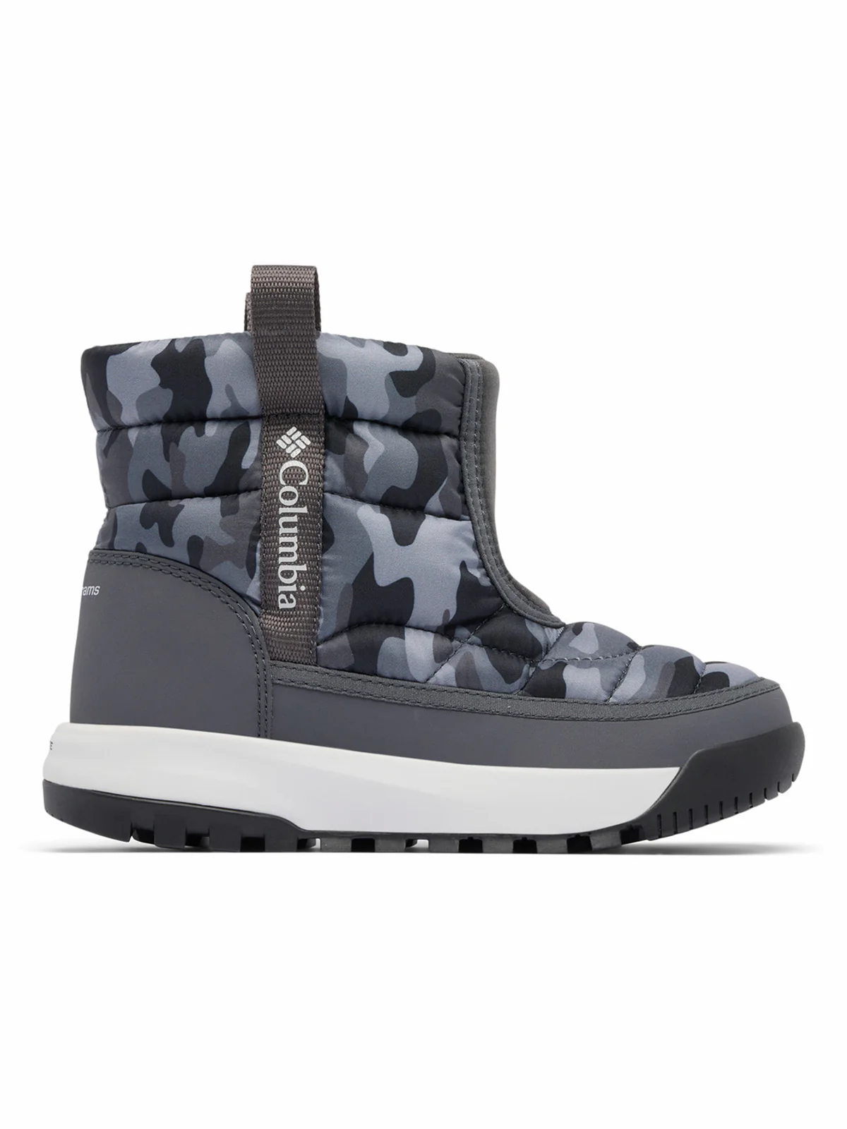 Bota Niños Snowtrot Mid Gris Shark Columbia - Image 2