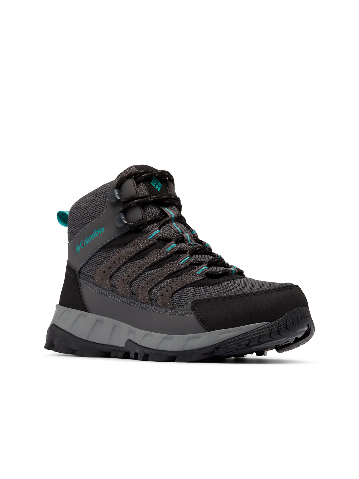 Botín Mujer Strata Trail Mid Waterproof Gris Dark Grey Columbia