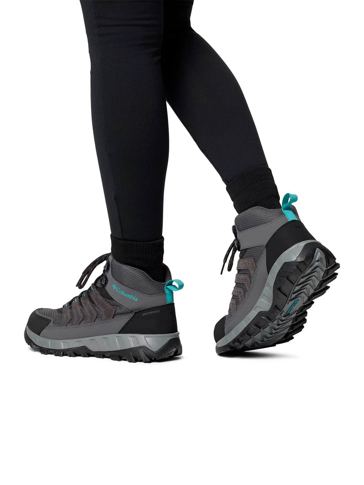 Botín Mujer Strata Trail Mid Waterproof Gris Dark Grey Columbia - Image 10