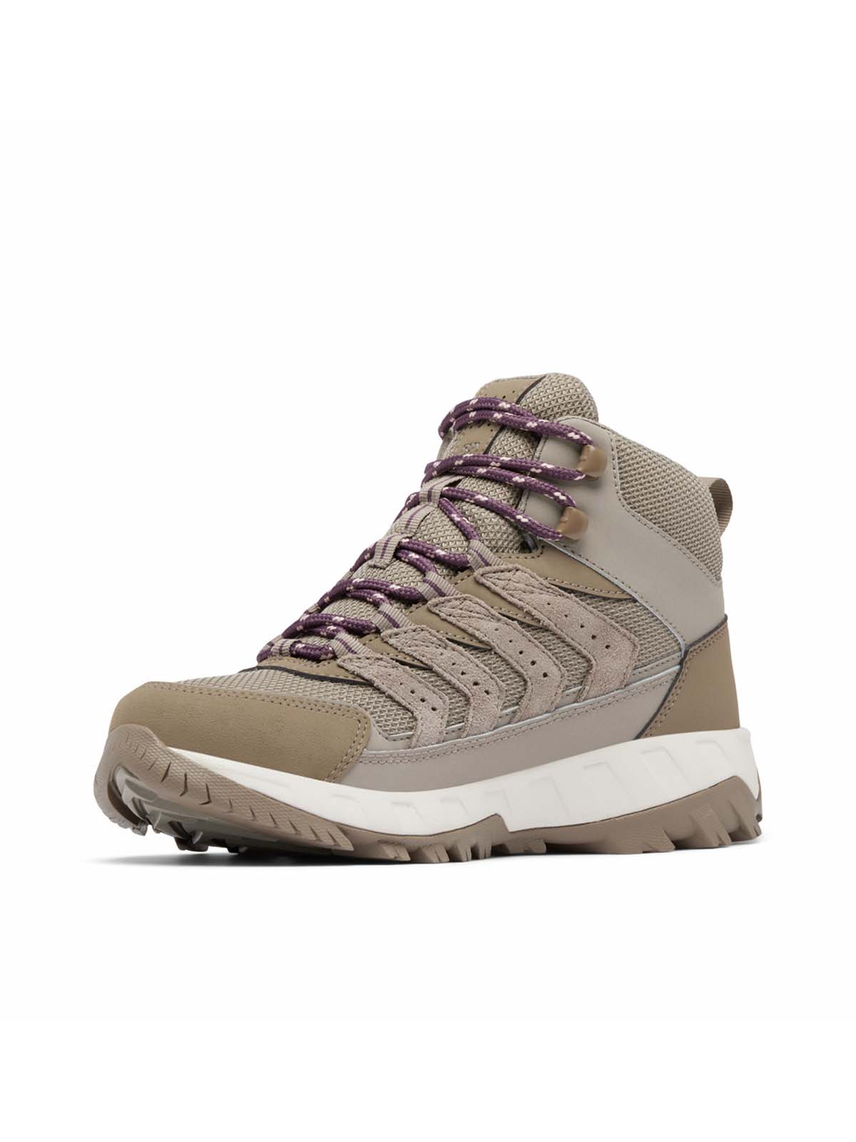 Botínero Mujer Strata Trail Mid Waterproof Beige Columbia - Image 3