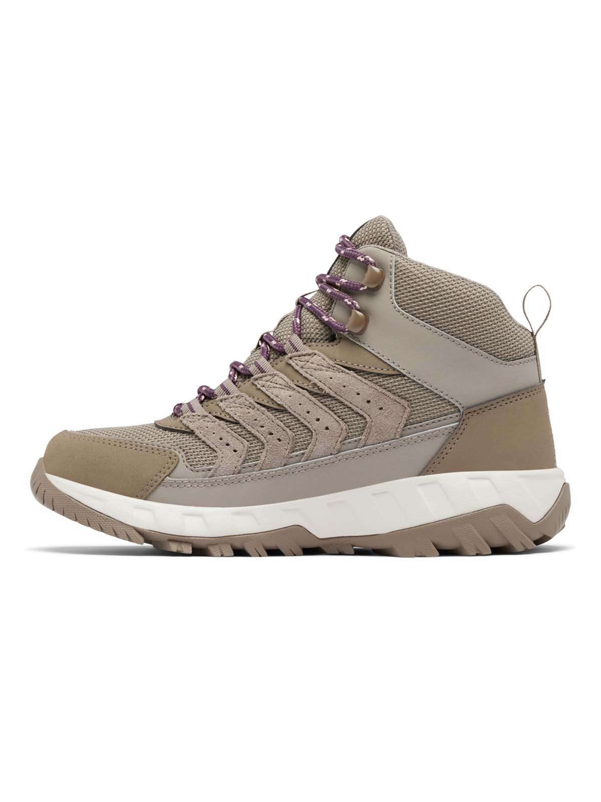 Botínero Mujer Strata Trail Mid Waterproof Beige Columbia - Image 4