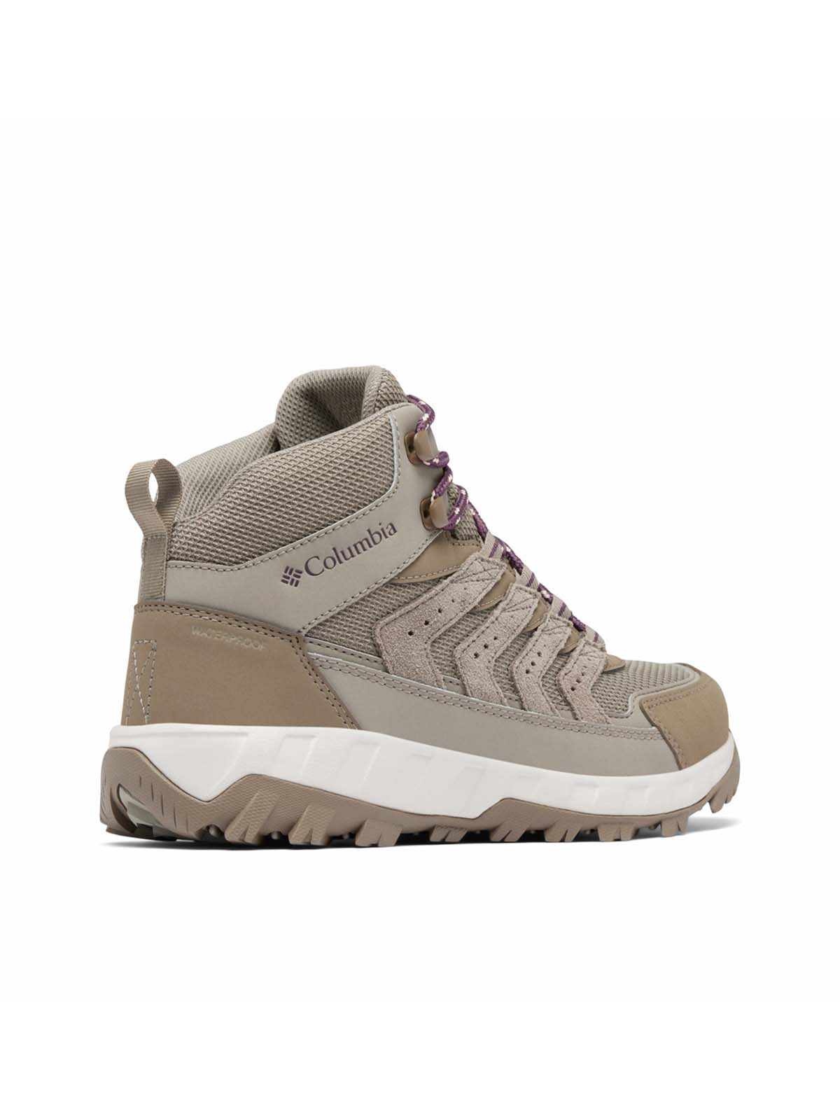 Botínero Mujer Strata Trail Mid Waterproof Beige Columbia - Image 6
