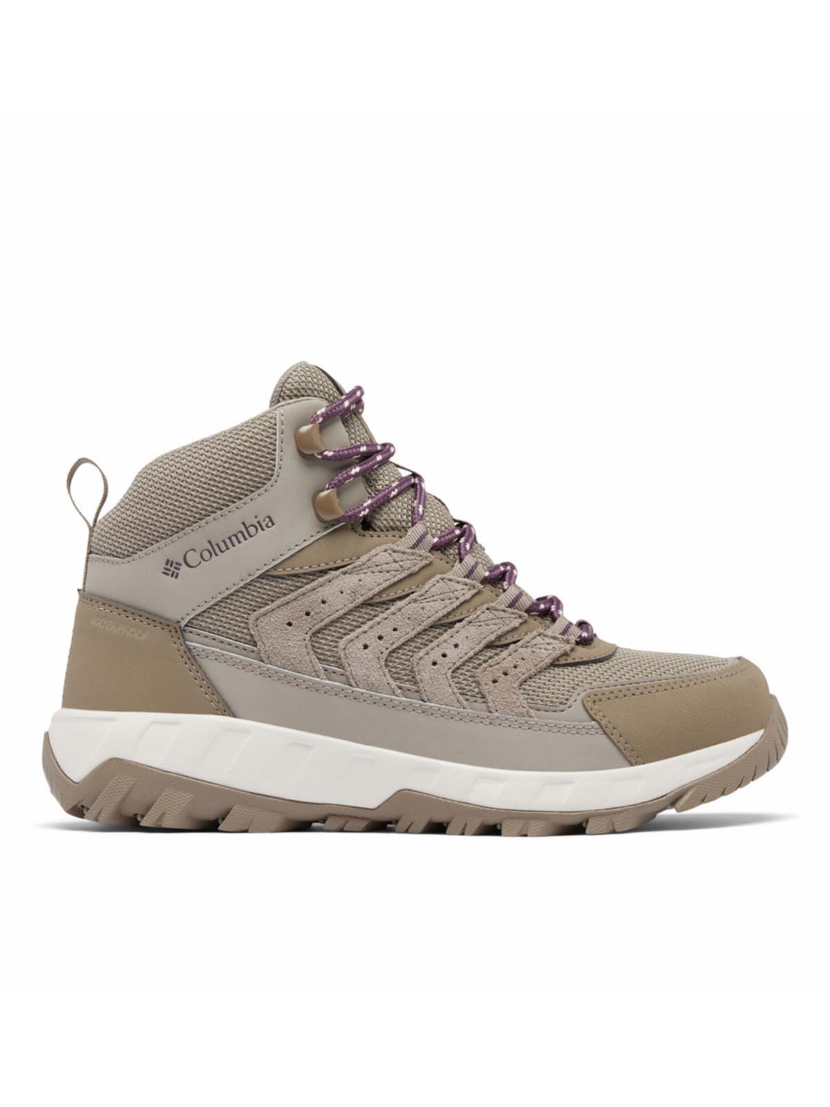 Botínero Mujer Strata Trail Mid Waterproof Beige Columbia - Image 7