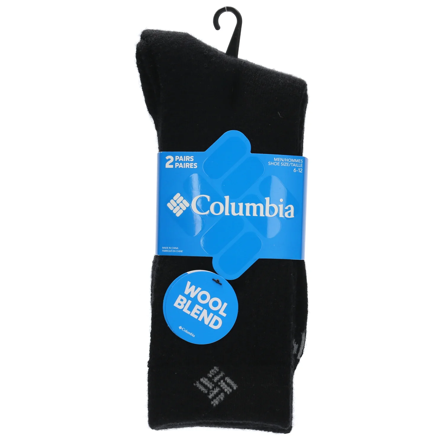 Calcetín Crew Arch Support Negro Columbia