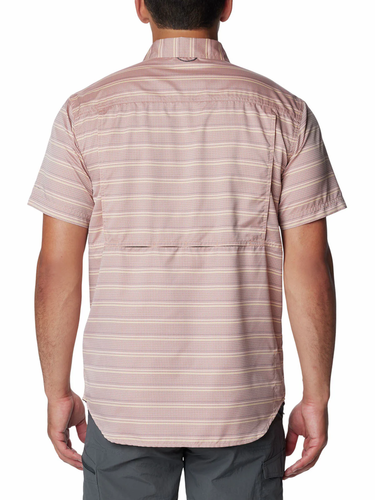 Camisa Manga Corta Hombre Silver Ridge Utility Lite Novelty Rosado Columbia - Image 5