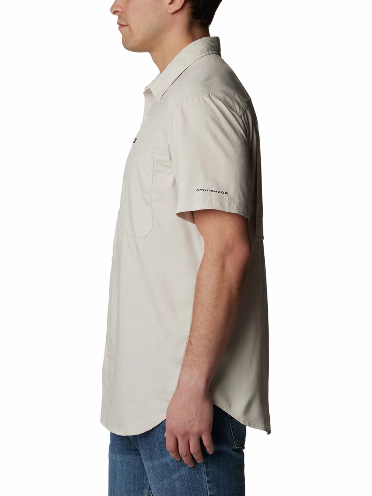 Camisa Manga Corta Hombre Silver Ridge Utility Lite Beige Columbia - Image 2