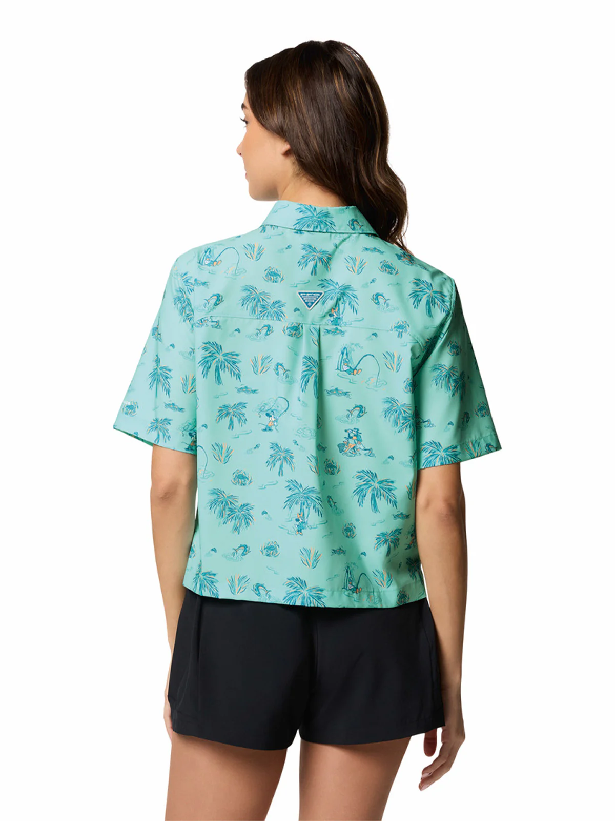 Blusa Manga Corta Mujer Pfg Disney Super Slack Azul Columbia - Image 6