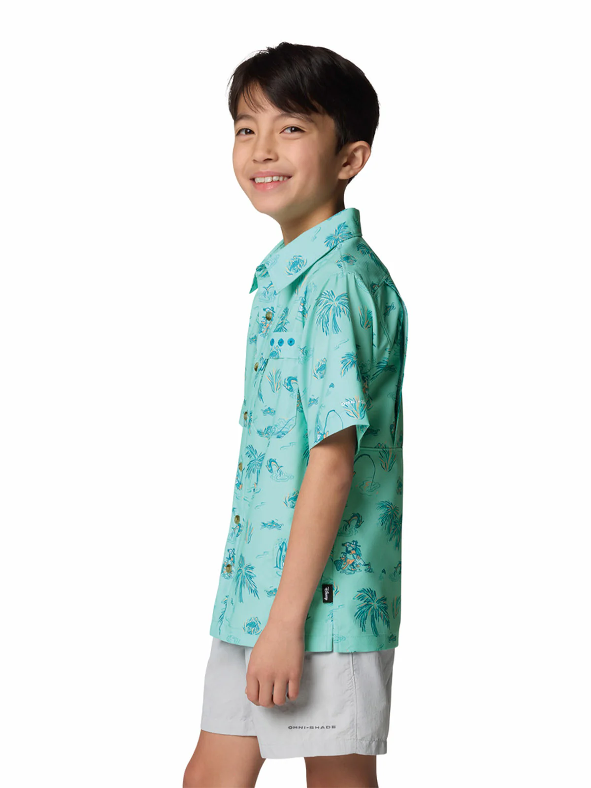 Camisa Manga Corta Niño Pfg Disney Super Slack Azul Columbia - Image 2