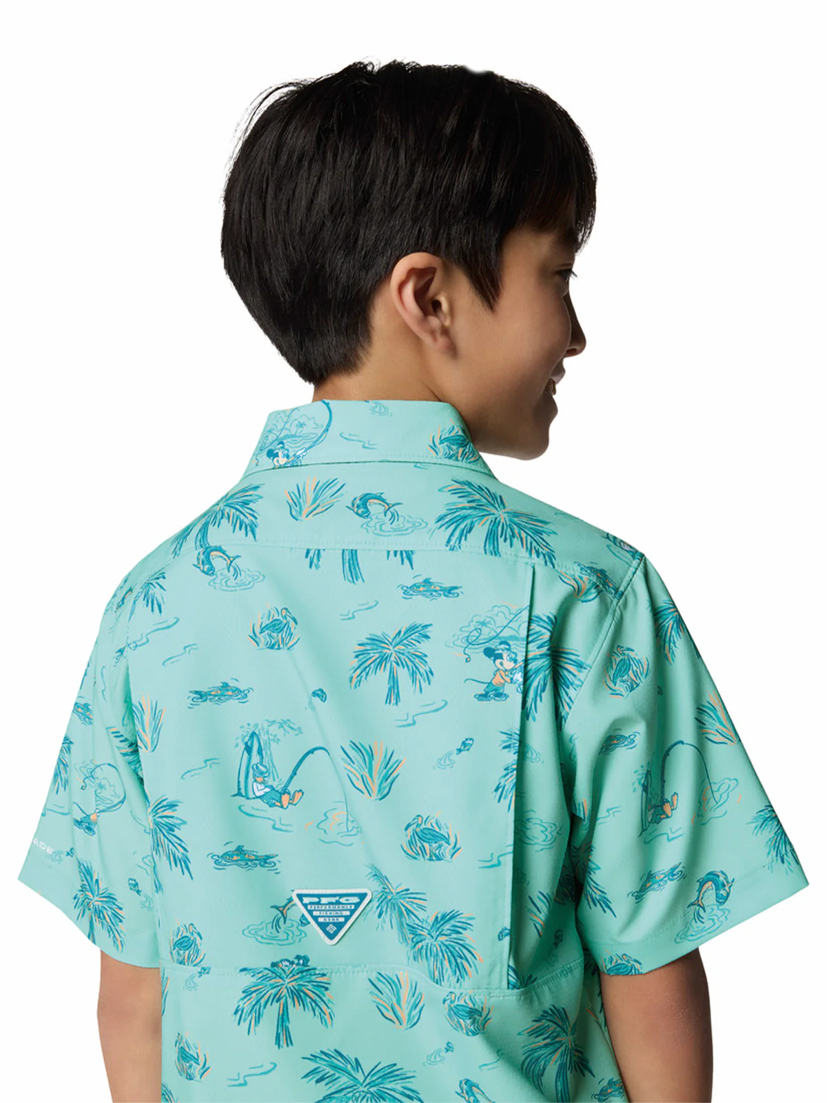 Camisa Manga Corta Niño Pfg Disney Super Slack Azul Columbia - Image 4