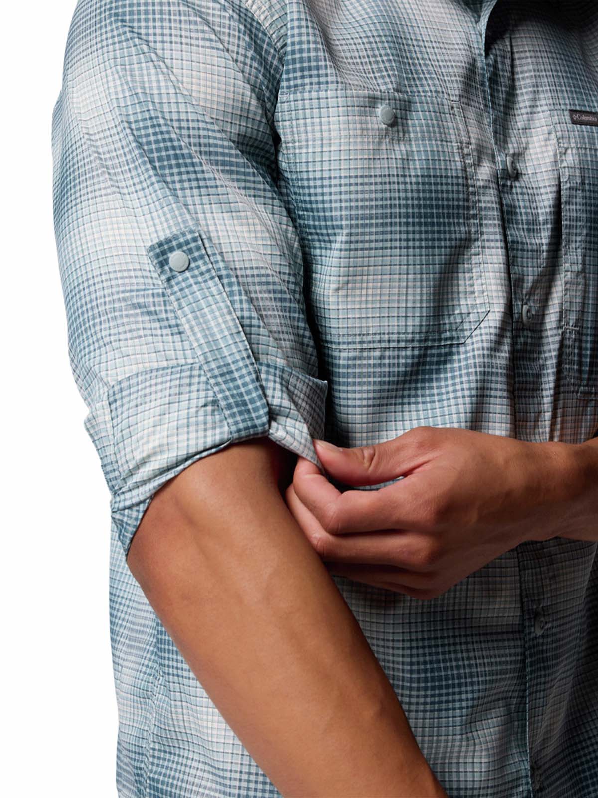 Camisa Manga Larga Hombre Silver Ridge Utility Azul Columbia - Image 4