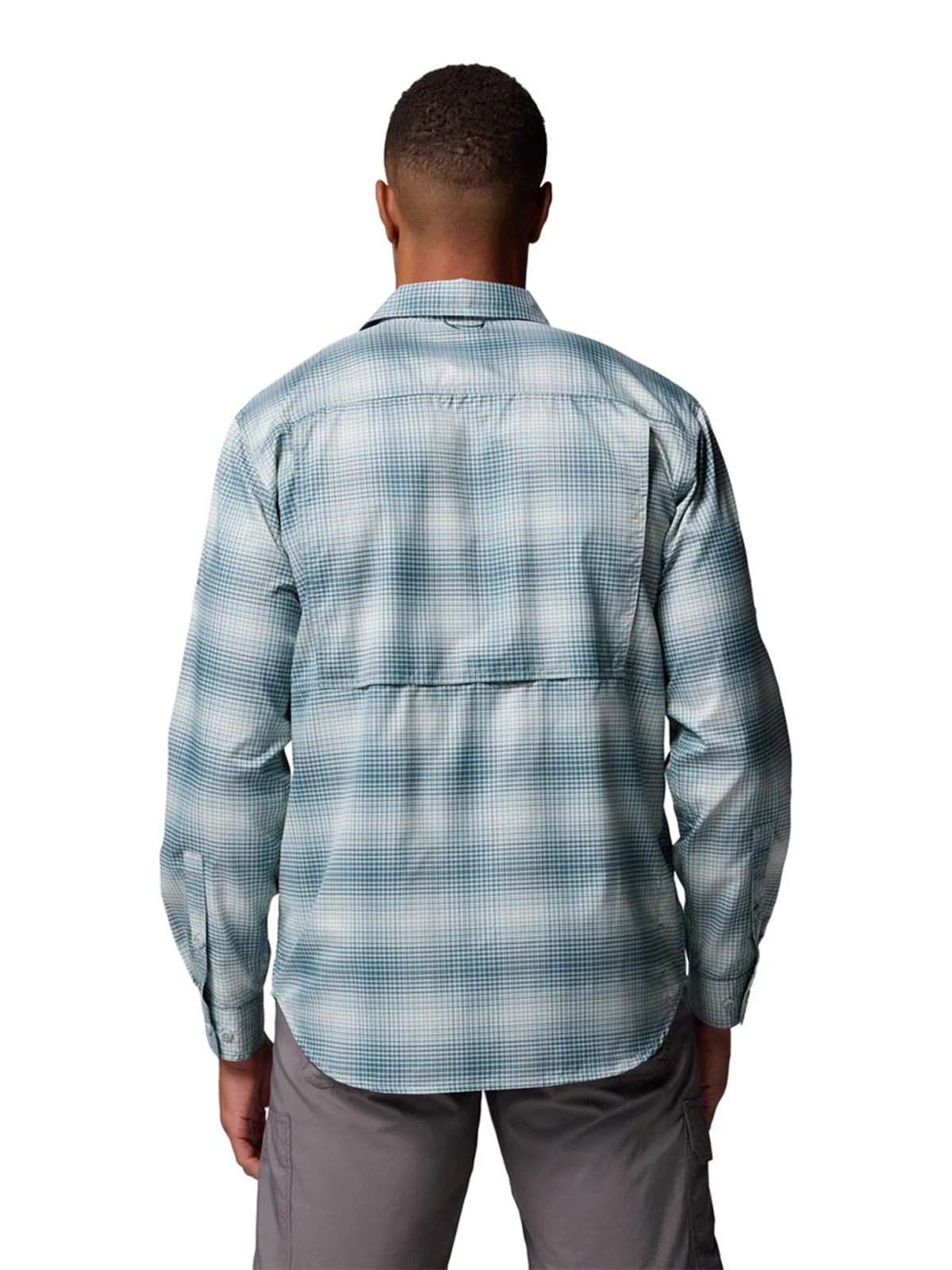 Camisa Manga Larga Hombre Silver Ridge Utility Azul Columbia - Image 5