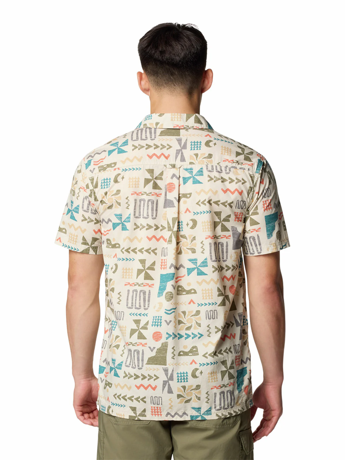 Camisa Manga Corta Hombre Pine Canyon Gris Columbia - Image 4