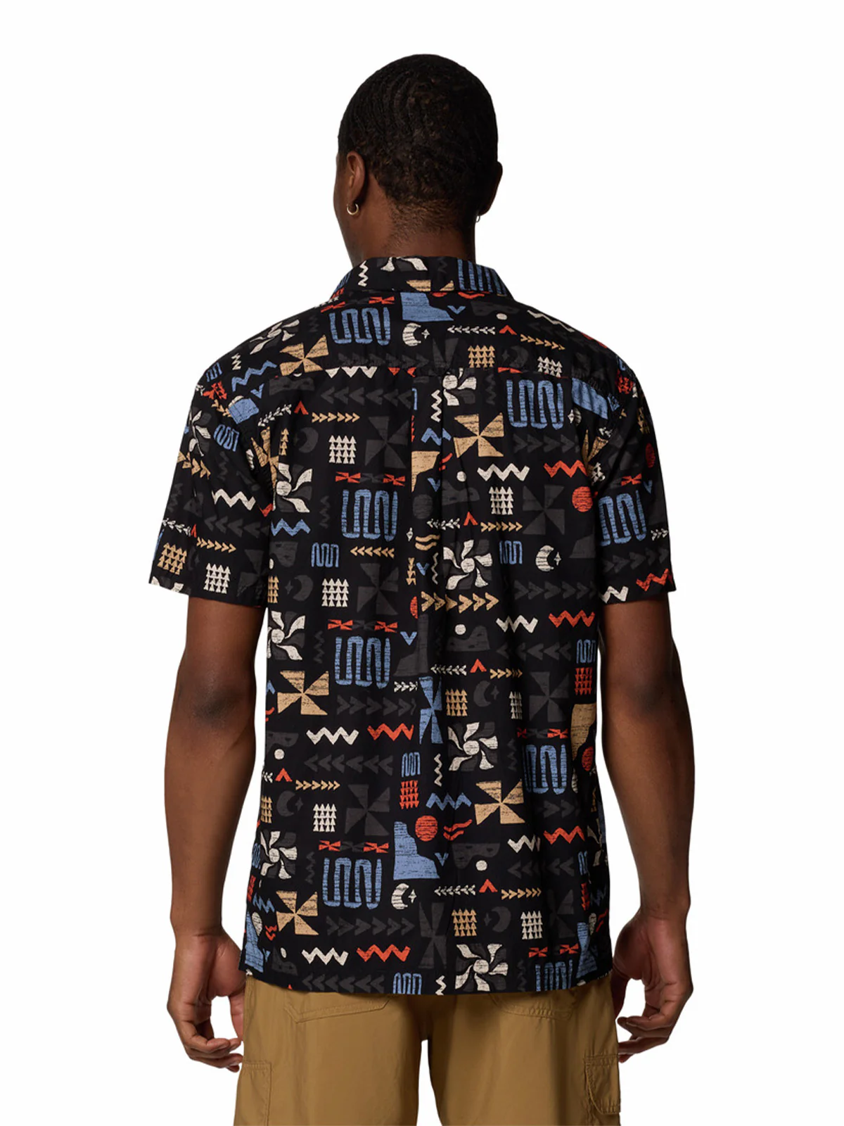 Camisa Manga Corta Hombre Pine Canyon Negro Columbia - Image 4
