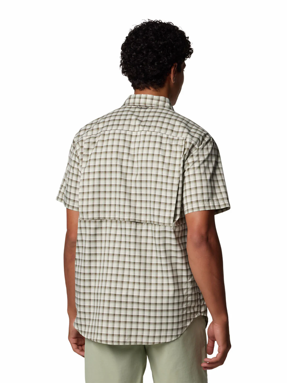 Camisa Manga Corta Hombre Silver Ridge Lite Beige Columbia - Image 4