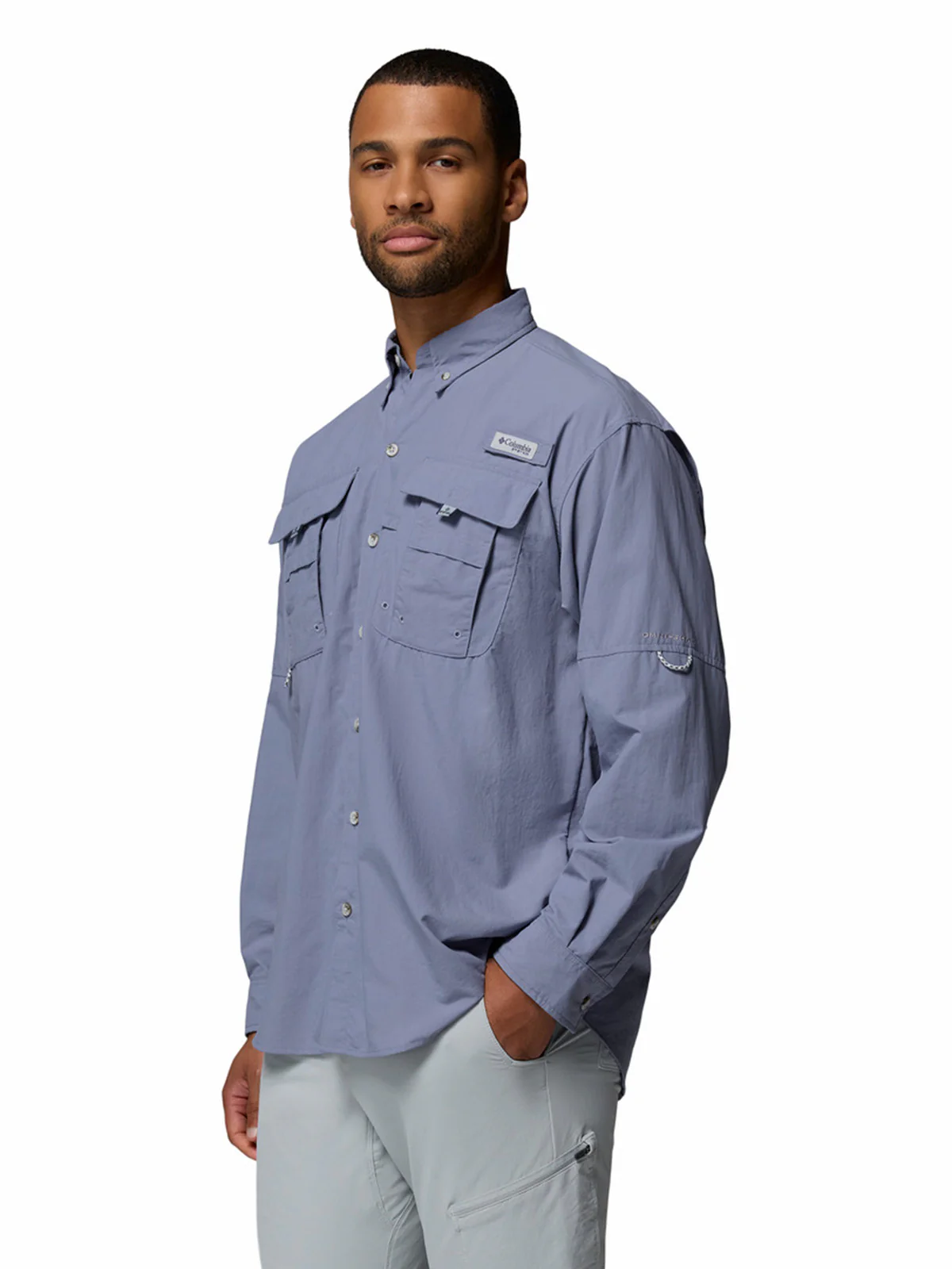 Camisa Manga Larga Hombre Bahama II Blanco New Moon Columbia - Image 2