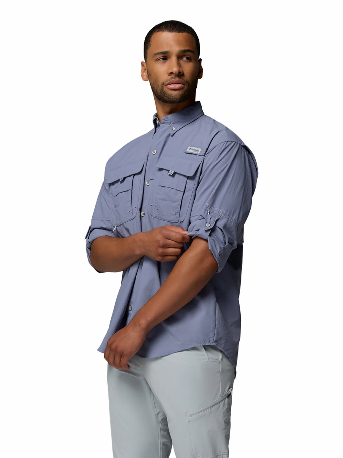 Camisa Manga Larga Hombre Bahama II Blanco New Moon Columbia - Image 3