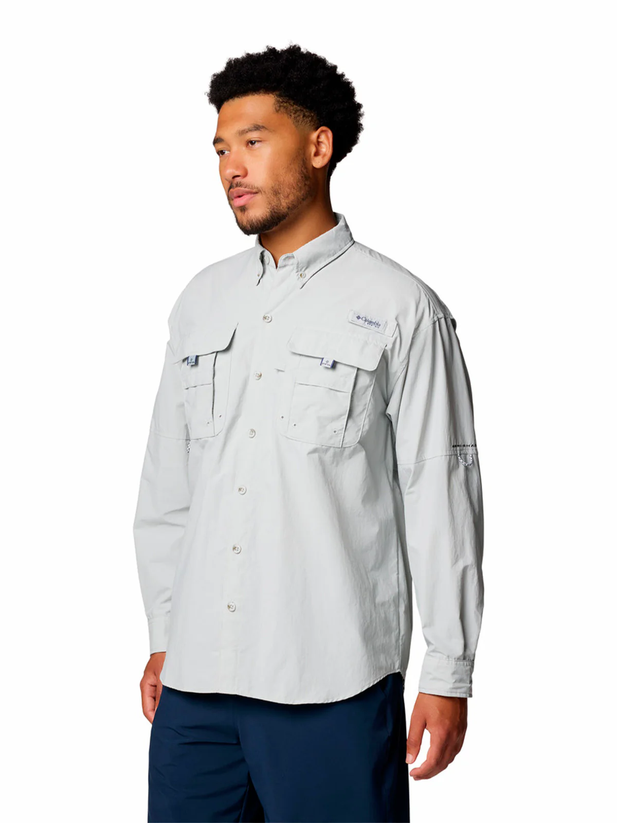 Camisa Manga Larga Hombre Bahama II Gris Columbia - Image 2