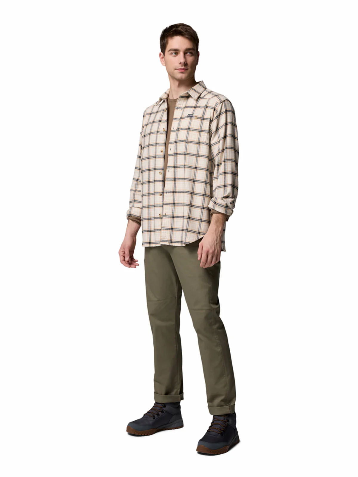 Camisa Manga Larga Hombre Cornell Woods Blanco Columbia - Image 6