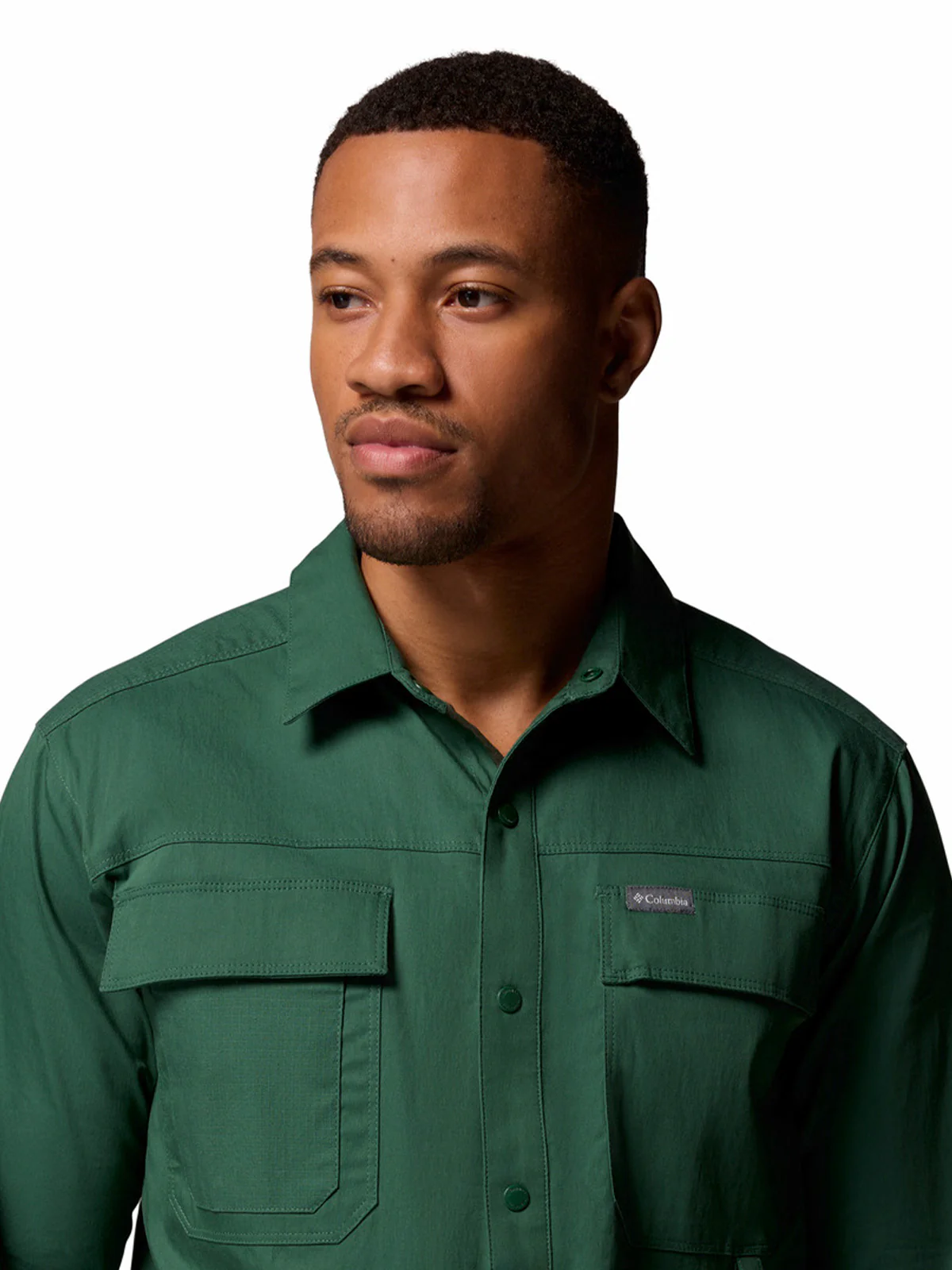 Camisa Manga Larga Hombre Landroamer Twill Ls Verde Columbia - Image 4