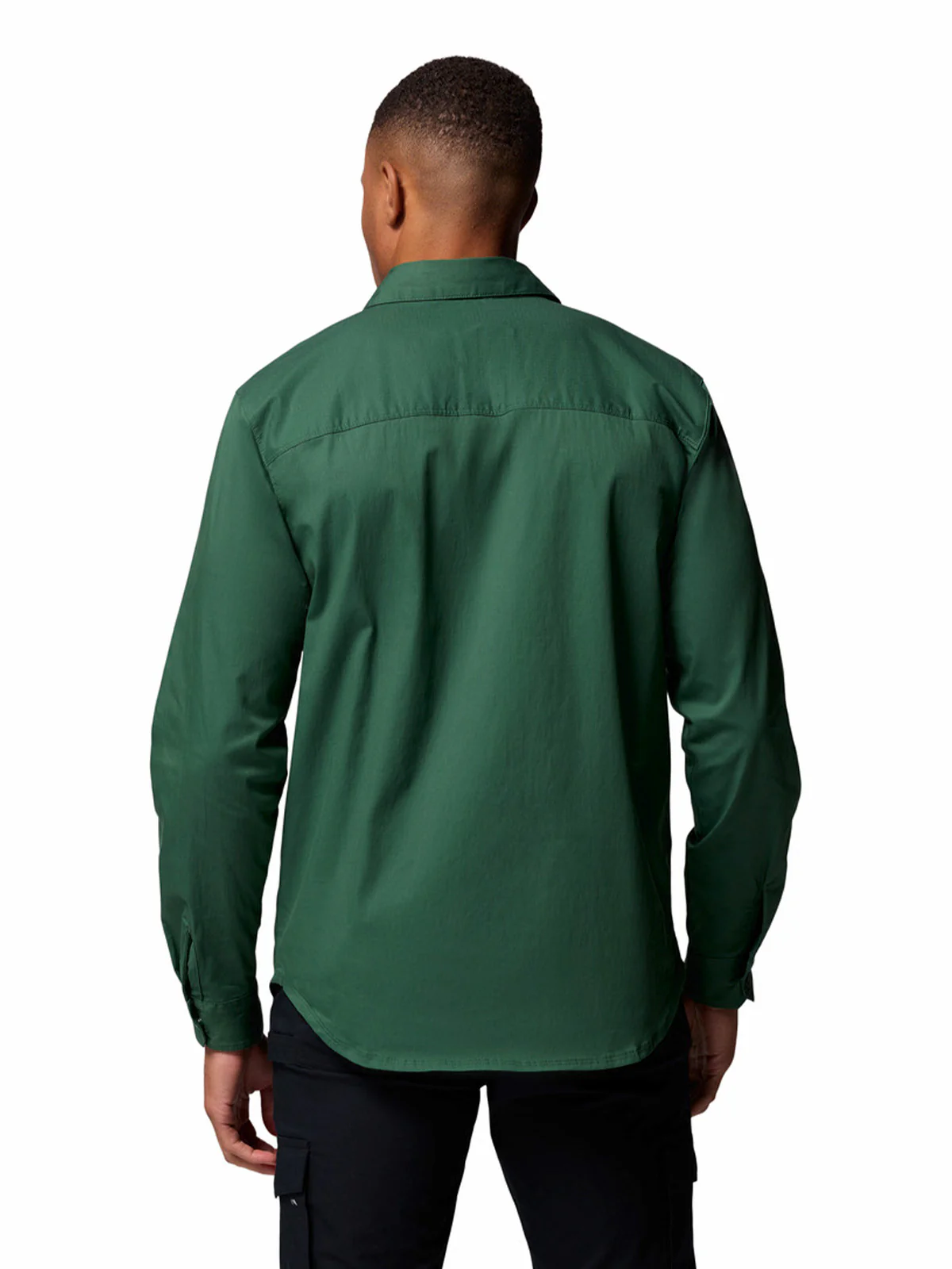 Camisa Manga Larga Hombre Landroamer Twill Ls Verde Columbia - Image 6