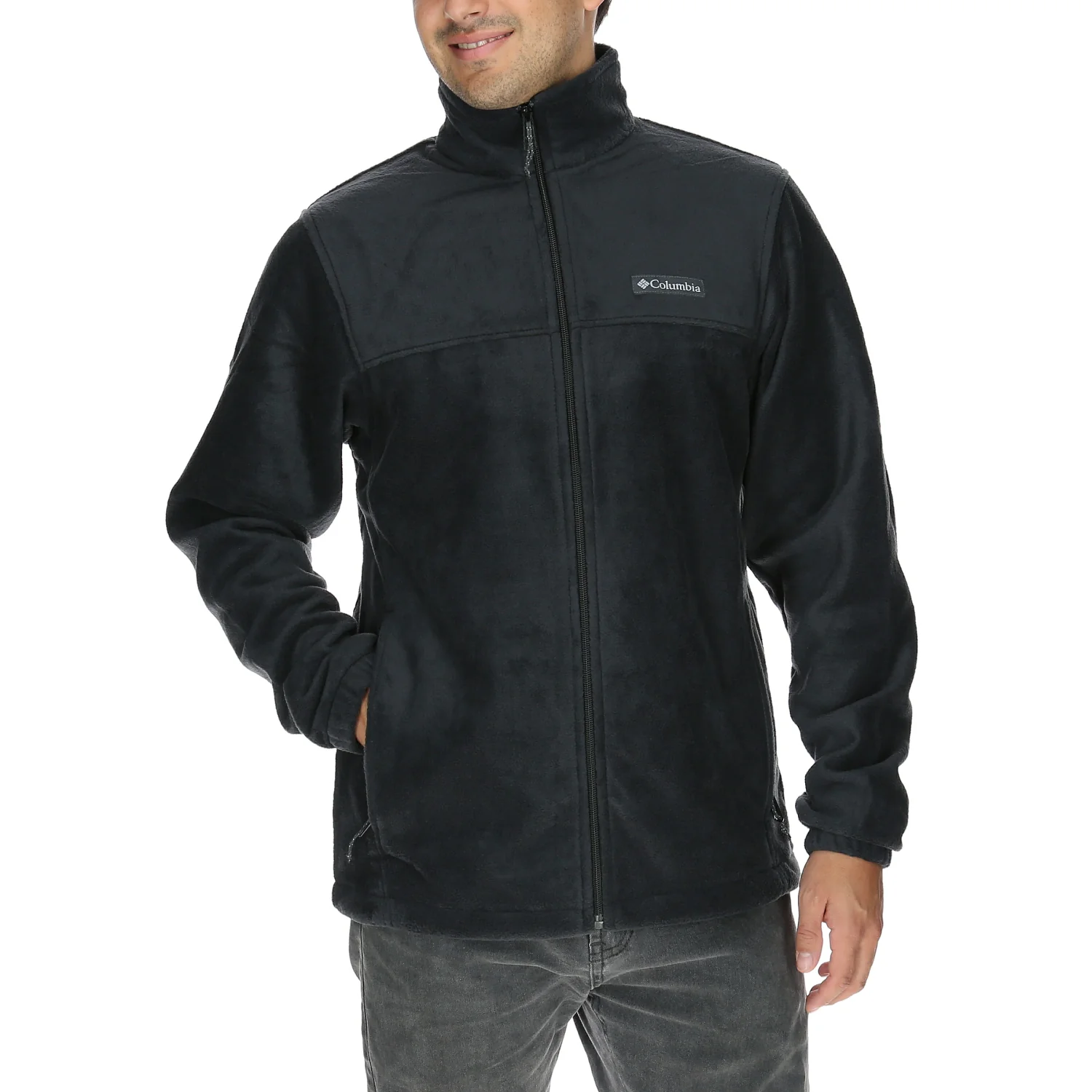 Polar Hombre Steens Mountain Full Zip 2.0 Negro Black Uso Diario Columbia