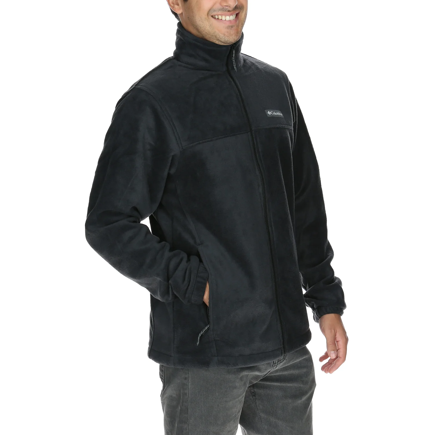Polar Hombre Steens Mountain Full Zip 2.0 Negro Black Uso Diario Columbia - Image 4