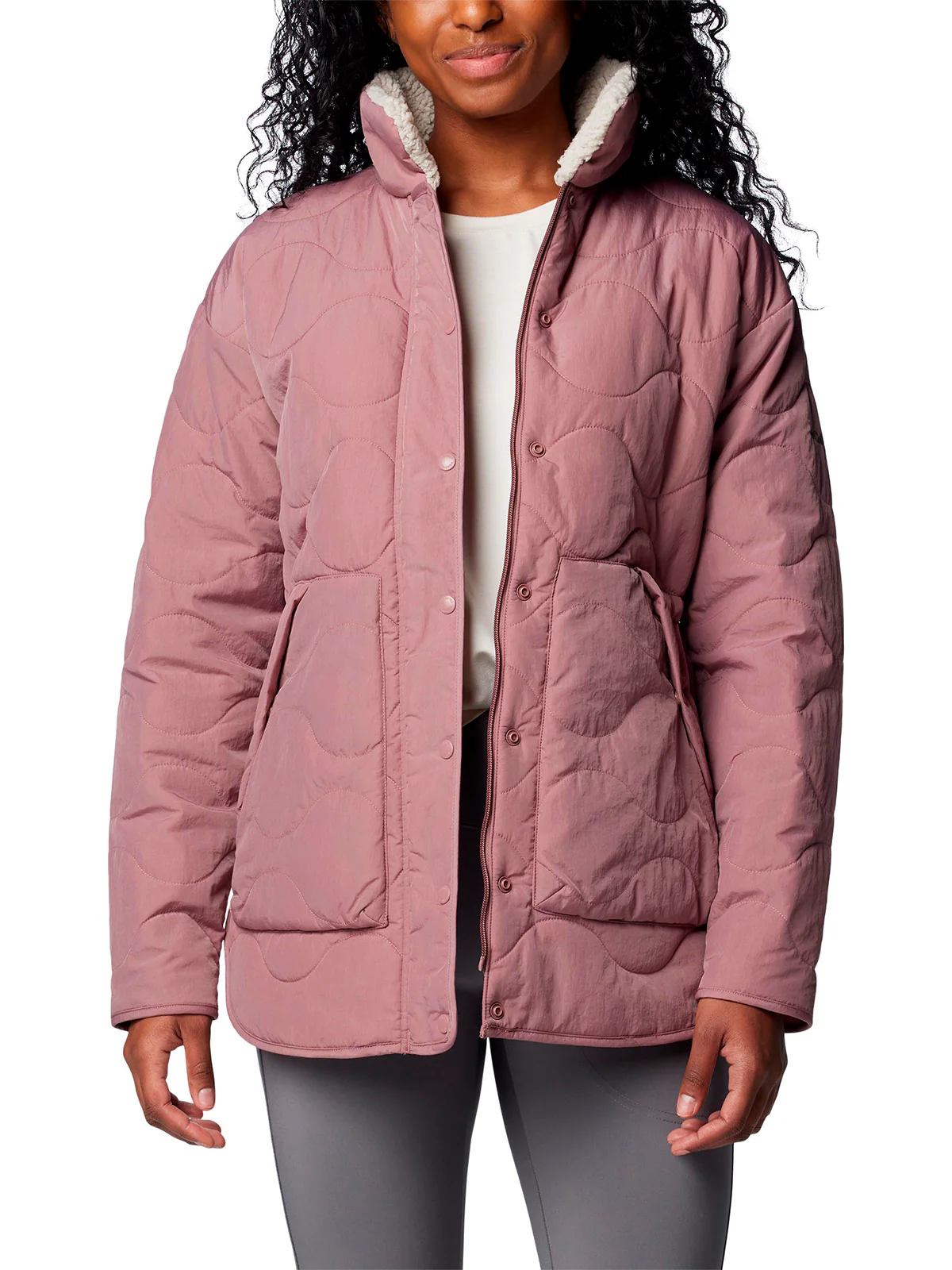 Chaqueta Mujer Birchwood II Morado Columbia - Image 5