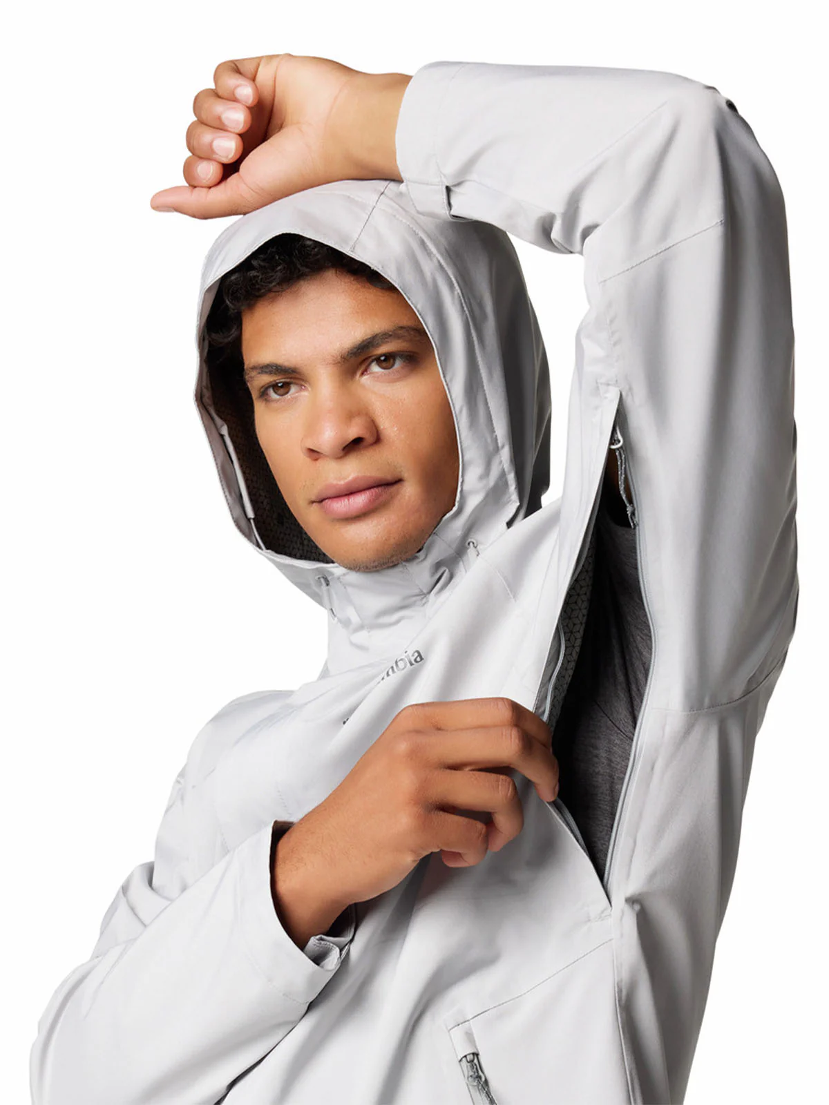 Impermeable Hombre Earth Explorer II Gris Columbia - Image 4