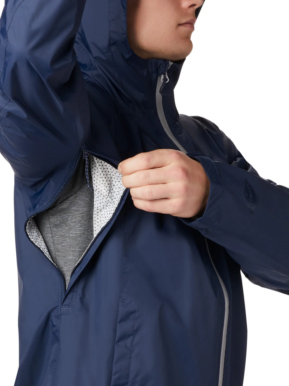 Cortaviento Hombre Evapouration Azul Collegiate Navy Columbia - Image 2