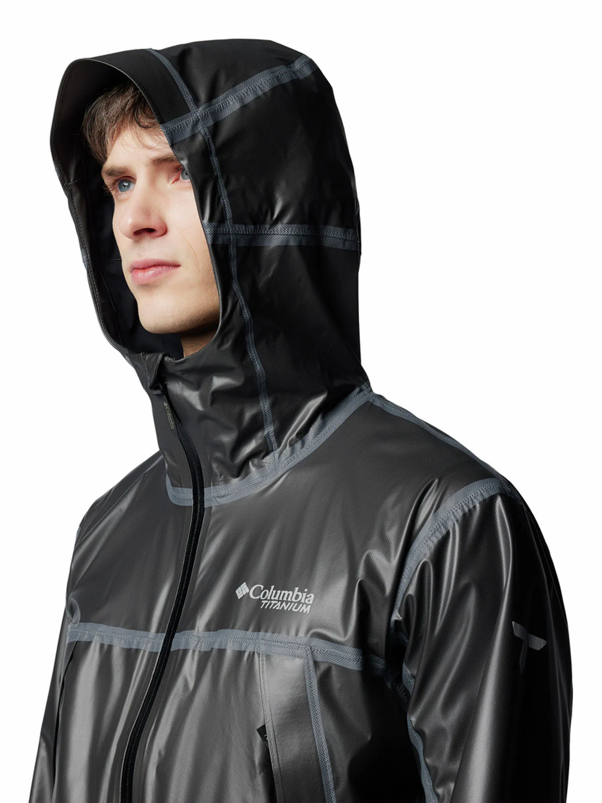 Cortaviento Hombre Outdry Extreme Wyldwood Negro Columbia - Image 3