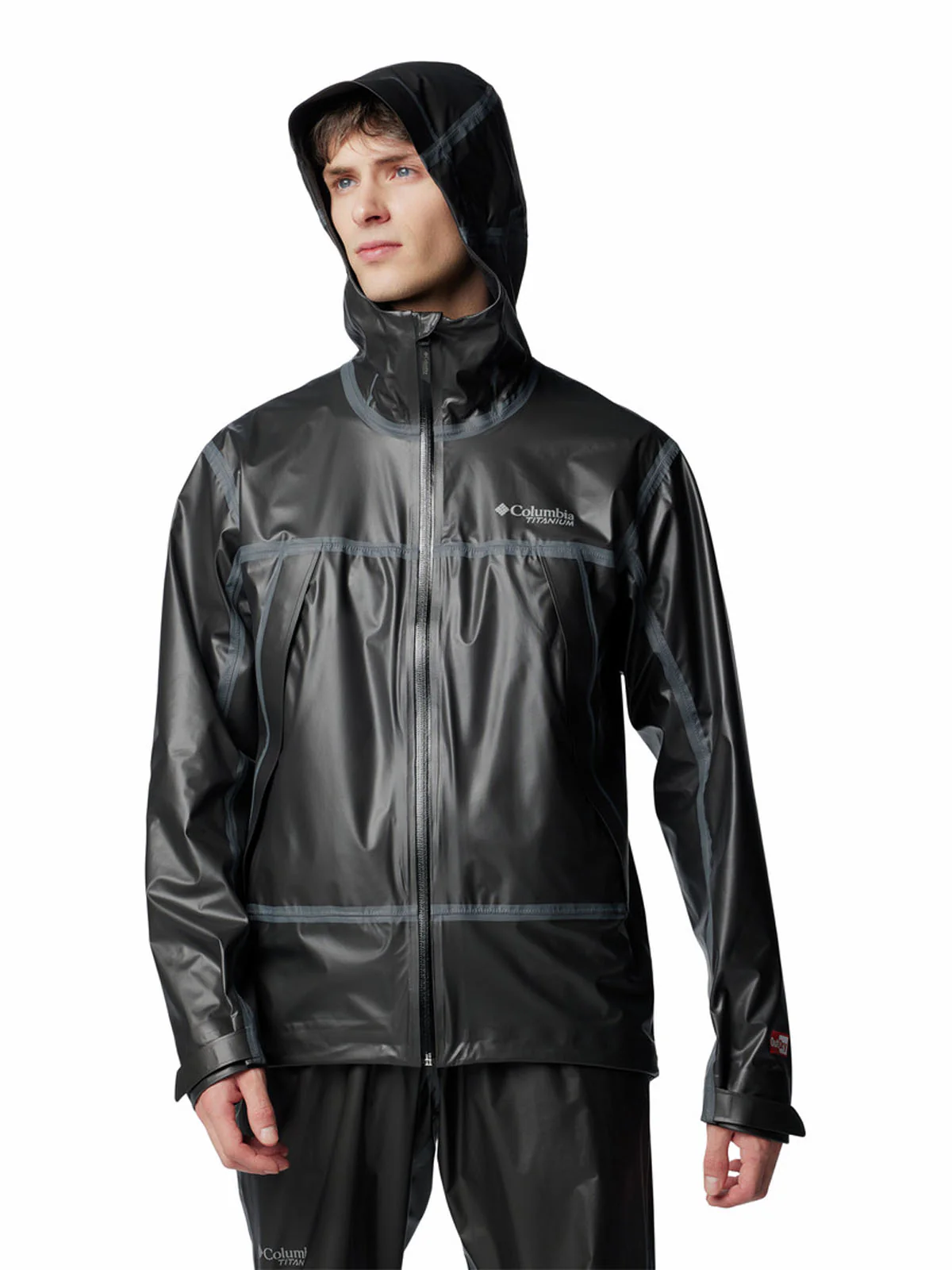 Cortaviento Hombre Outdry Extreme Wyldwood Negro Columbia - Image 8