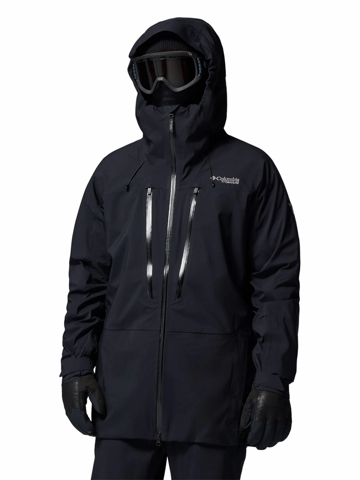 Cortaviento Hombre Platinum Peak II 3L Shell Negro Columbia