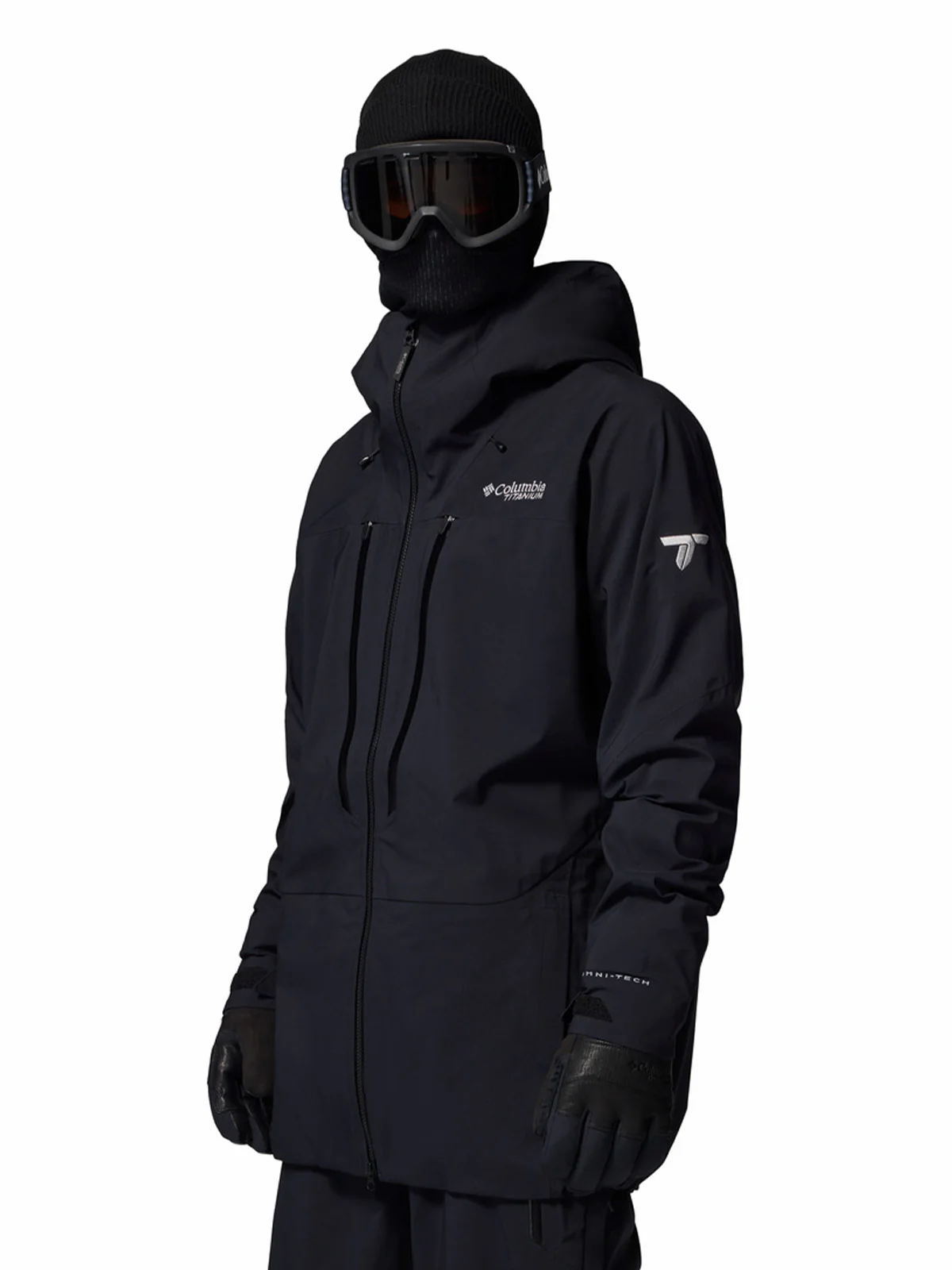 Cortaviento Hombre Platinum Peak II 3L Shell Negro Columbia - Image 2