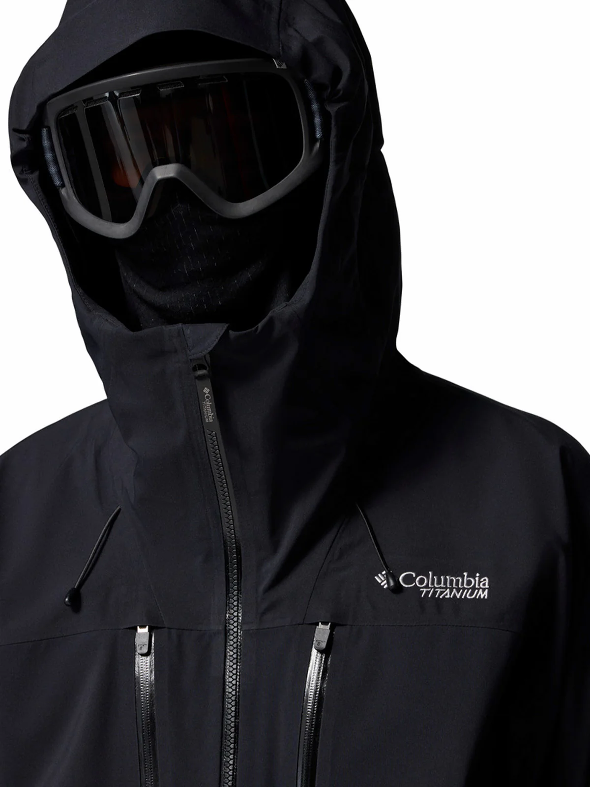 Cortaviento Hombre Platinum Peak II 3L Shell Negro Columbia - Image 3