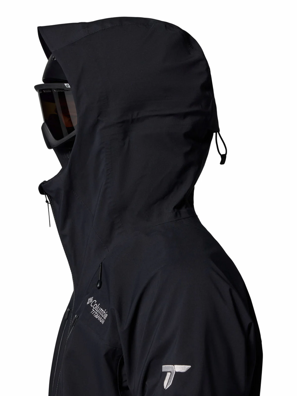 Cortaviento Hombre Platinum Peak II 3L Shell Negro Columbia - Image 4