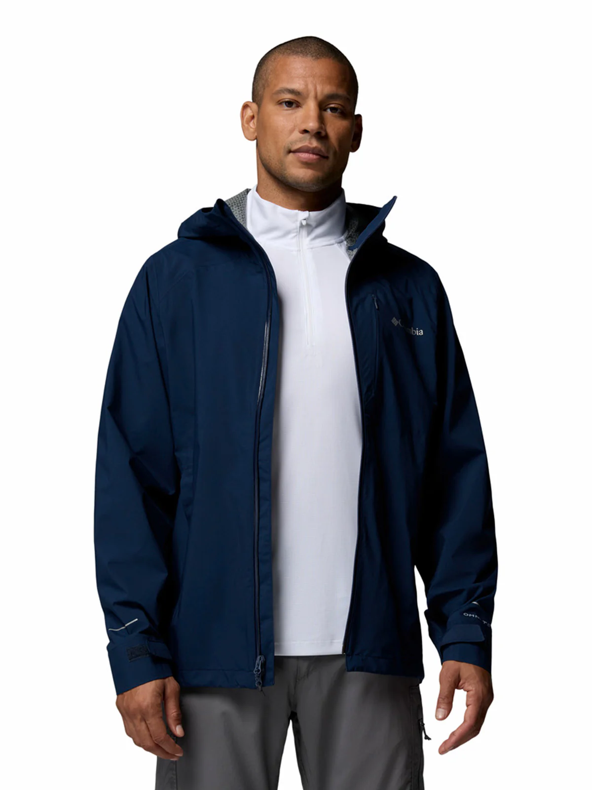 Cortaviento Hombre Trailborne 2.5L Shell Azul Columbia - Image 2