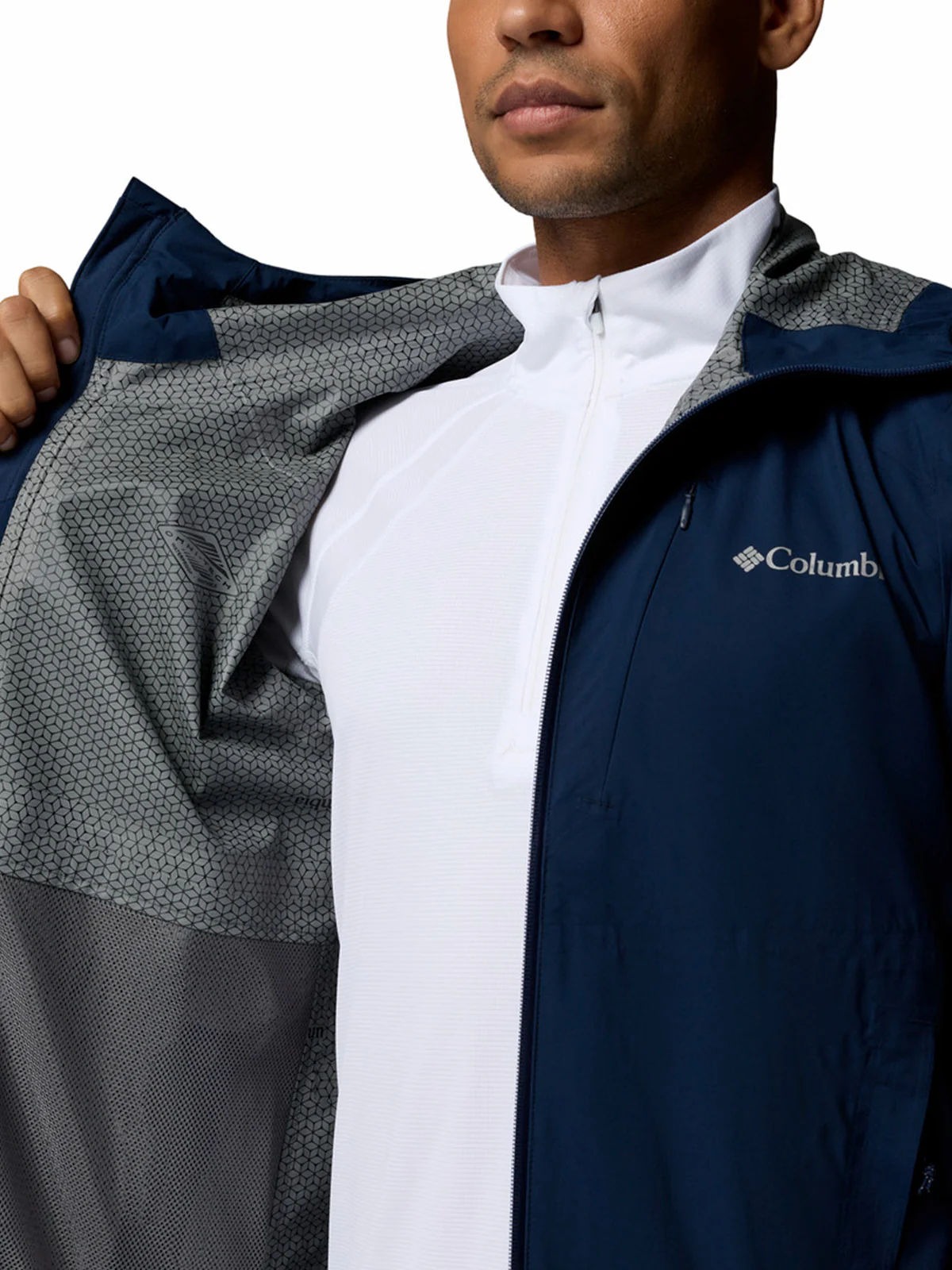 Cortaviento Hombre Trailborne 2.5L Shell Azul Columbia - Image 5