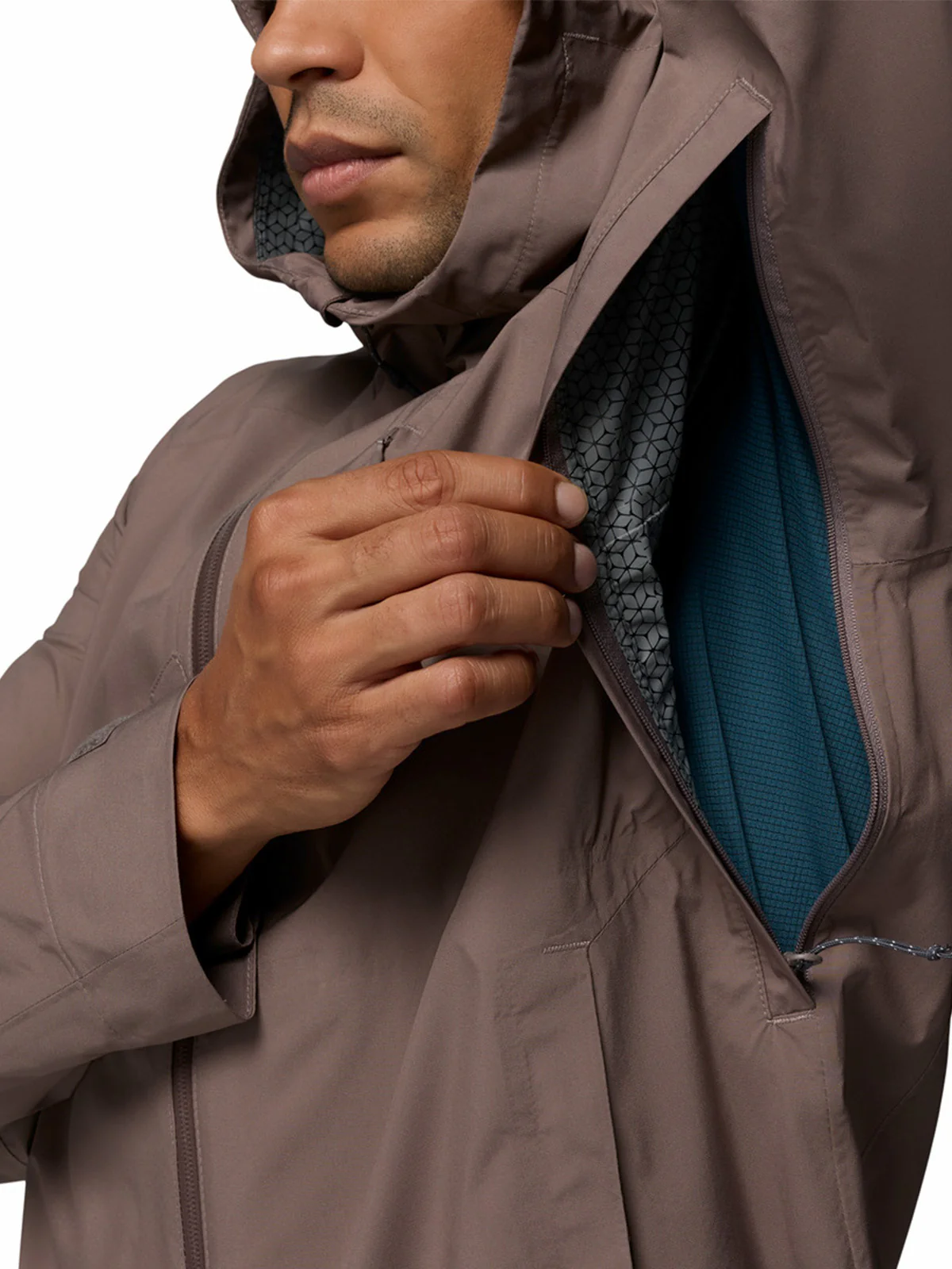 Cortaviento Hombre Trailborne 2.5L Shell Gris Columbia - Image 7