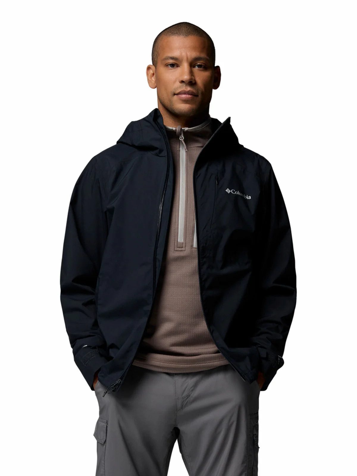 Cortaviento Hombre Trailborne 2.5L Shell Negro Columbia - Image 3